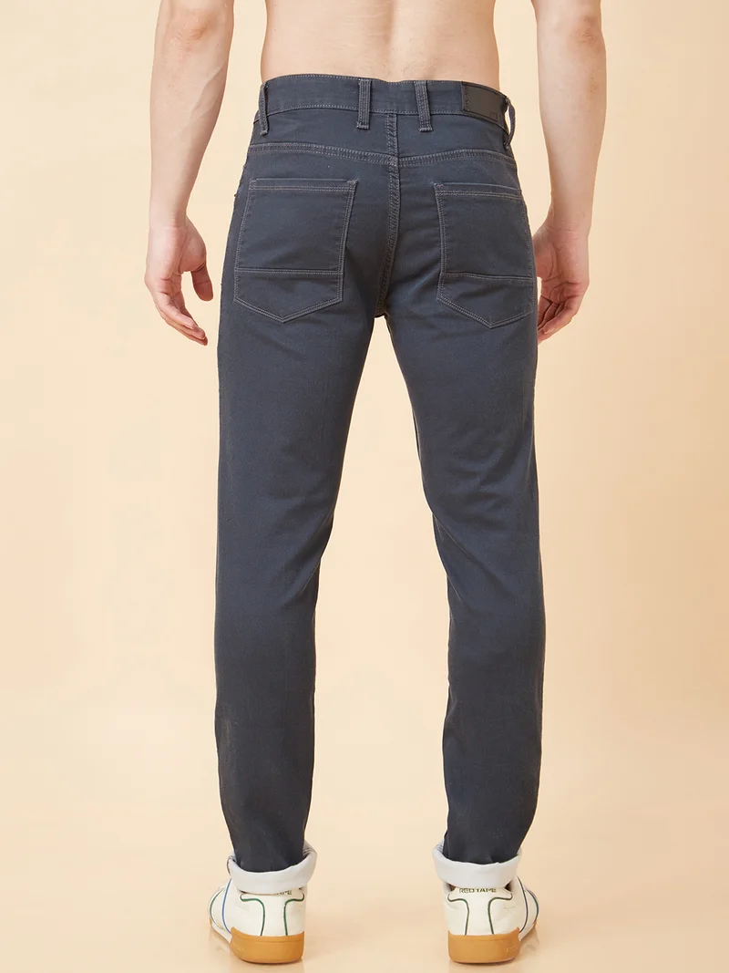 globus  Globus Men Grey Mid-Rise Tapered Fit Jeans for Men | Best Price UAE